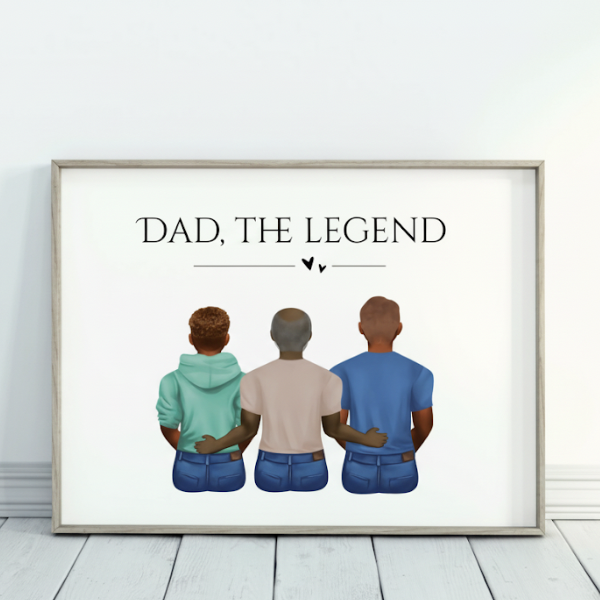 Personalised Family Custom Portrait Print