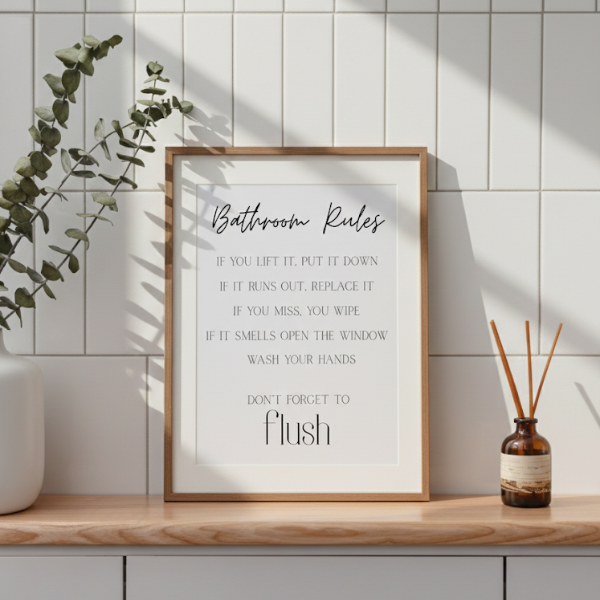 Bathroom rules