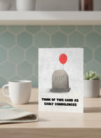RIP Rude Birthday Card