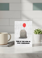 RIP Rude Birthday Card