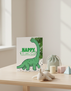 Kids Dinosaur Birthday Card
