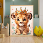 Baby Animal Royalty Print Set Of 3