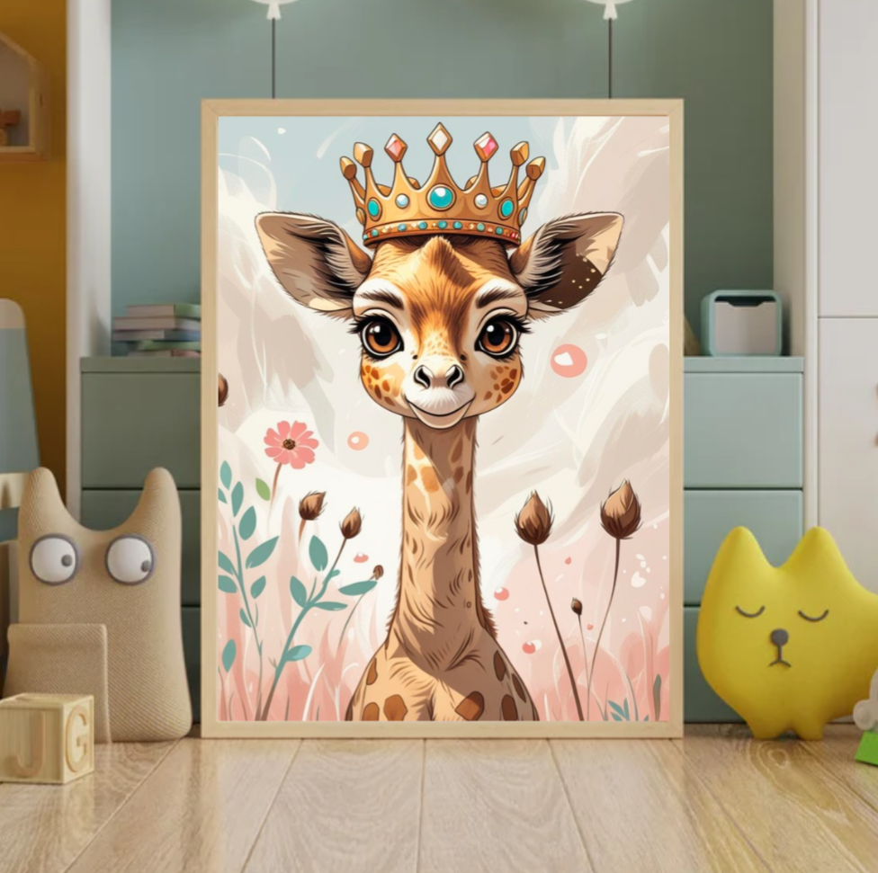 Baby Animal Royalty Print Set Of 3