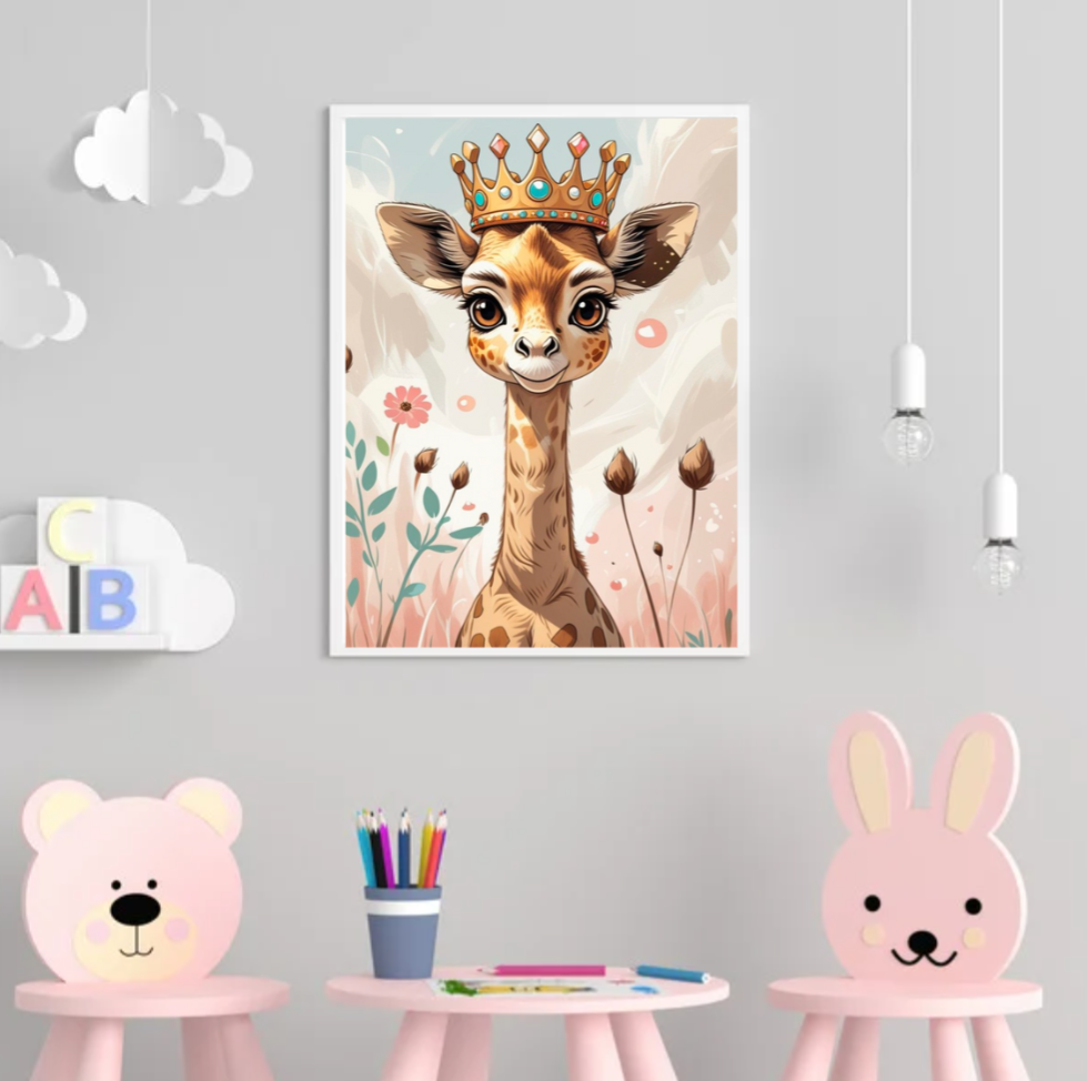 Baby Animal Royalty Print Set Of 3