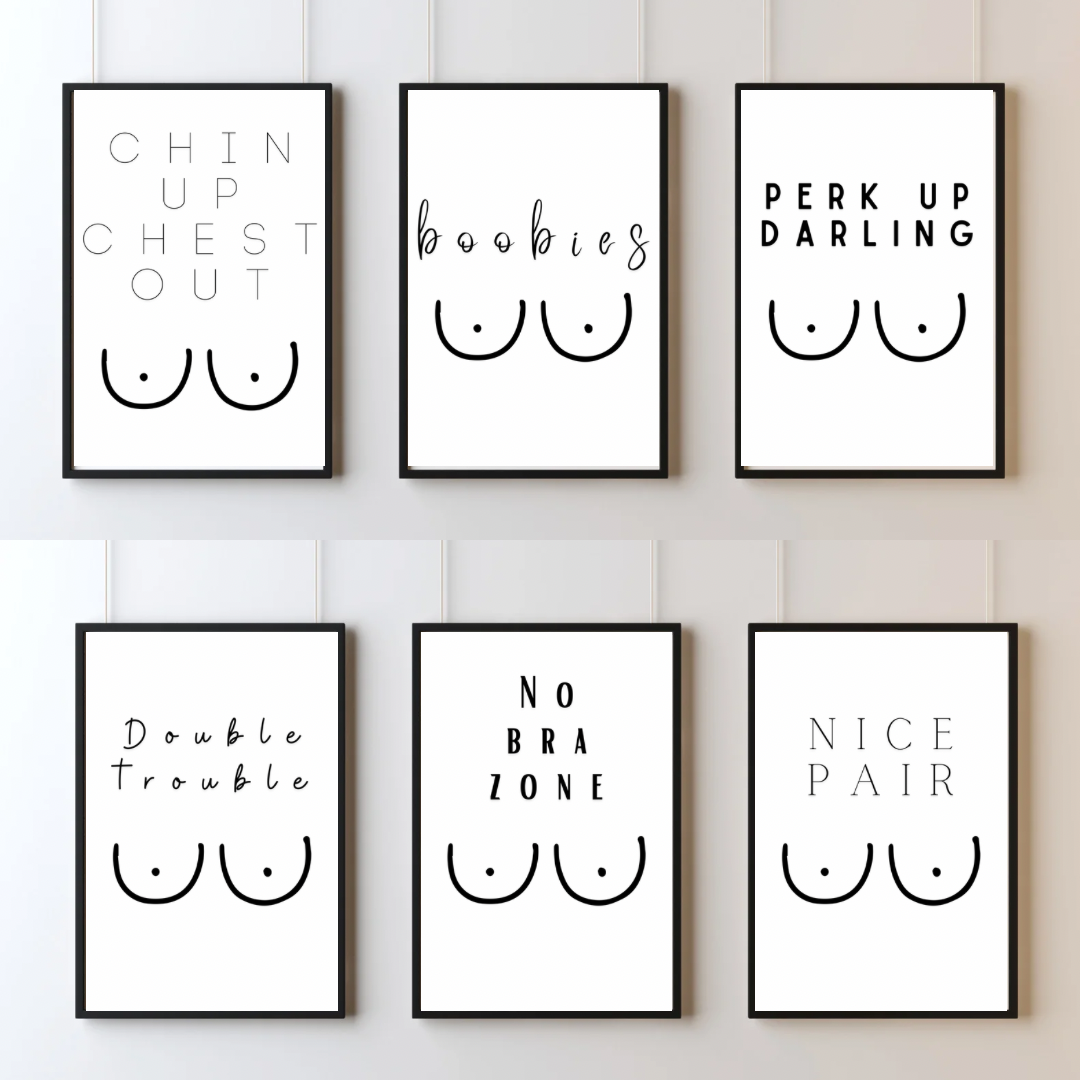 Tit-illating Boobie Prints