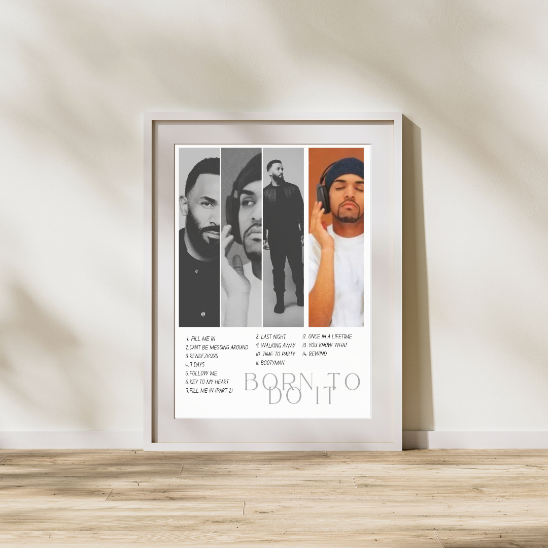 Craig David Album Print - Born To Do It