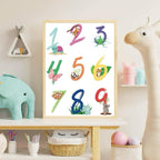 Animal Numbers 0-9 Print