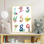 Animal Numbers 0-9 Print