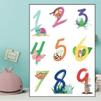 Animal Numbers 0-9 Print