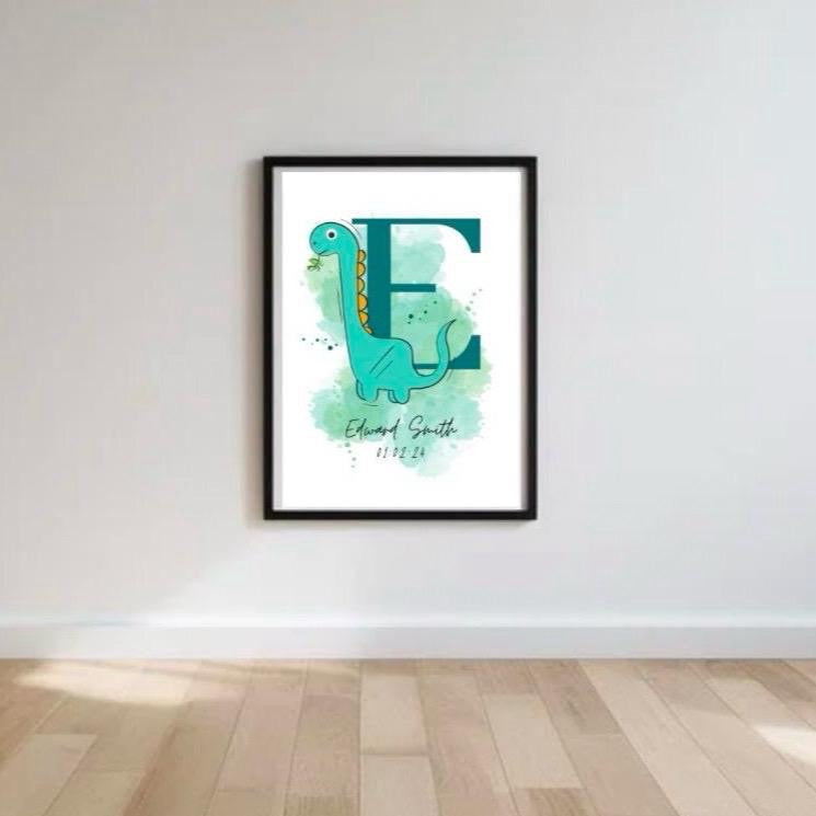 Childs Personalised Initial Print