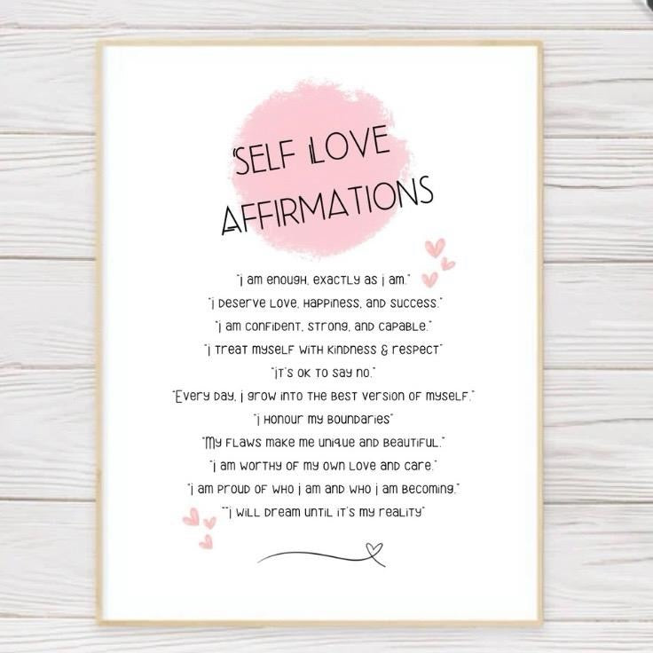 Self Love Affirmations