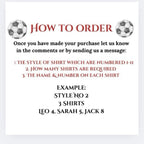 Daddys Dream Team Football Shirt Family Print