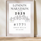 2025 Marathon Time Print