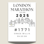 2025 Marathon Time Print