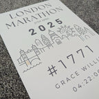 2025 Marathon Time Print