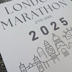 2025 Marathon Time Print