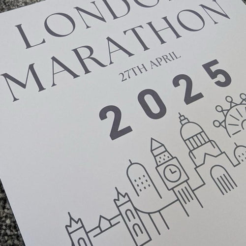 2025 Marathon Time Print