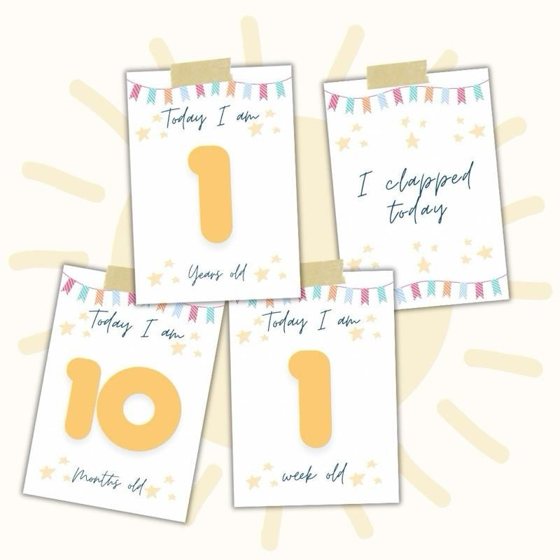 20 Baby Milestone Keepsake Cards
