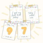 20 Baby Milestone Keepsake Cards