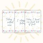 20 Baby Milestone Keepsake Cards