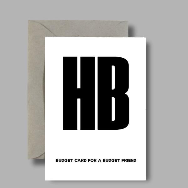Budget Card For A Budget Friend - Birthday Card