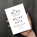 Woah Things Just Got Real - Save The Date Cards