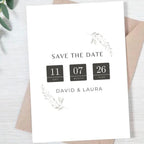 Minimalist Save the Date Card