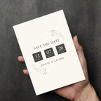 Minimalist Save the Date Card