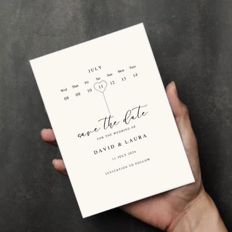 Elegant Save The Date Cards