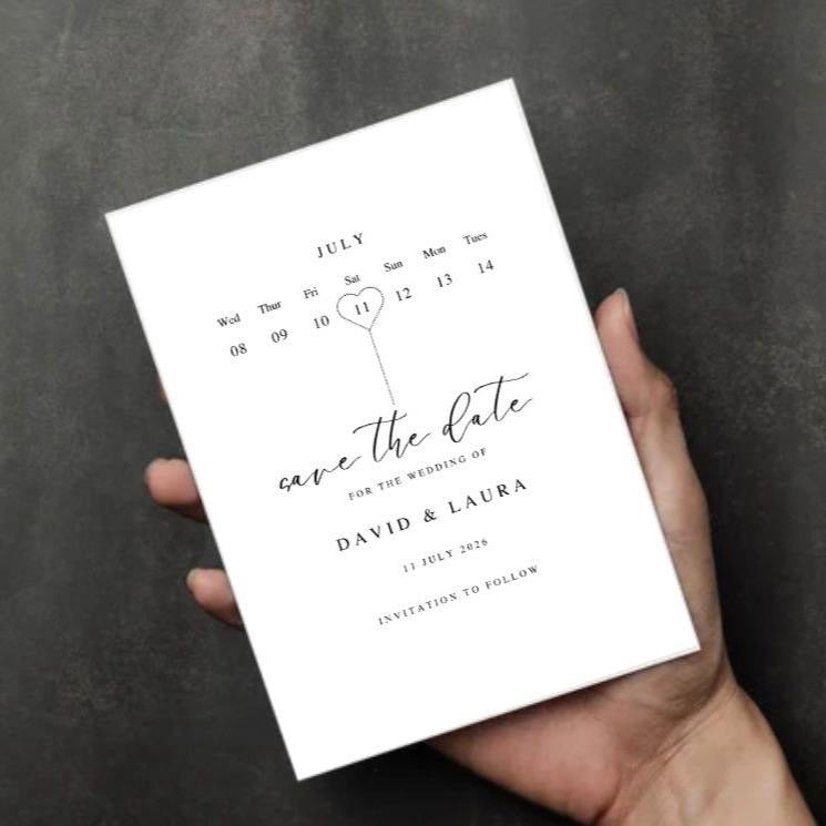 Elegant Save The Date Cards
