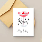 Personalised Cocktail Birthday Card