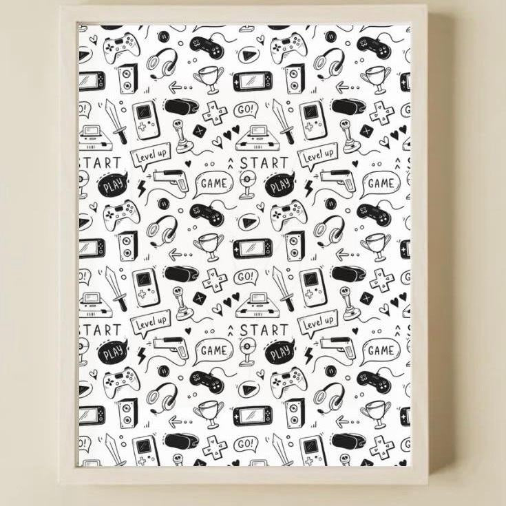 Eat Sleep Game Repeat. Set of 3