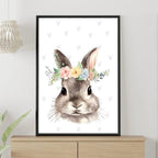 Floral Woodland Animal Nursery Prints Set Of 3
