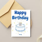 Happy Birthday You S***. Funny Birthday Card.