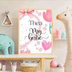 Girls Best Friend Set Of 2 Personalised Prints