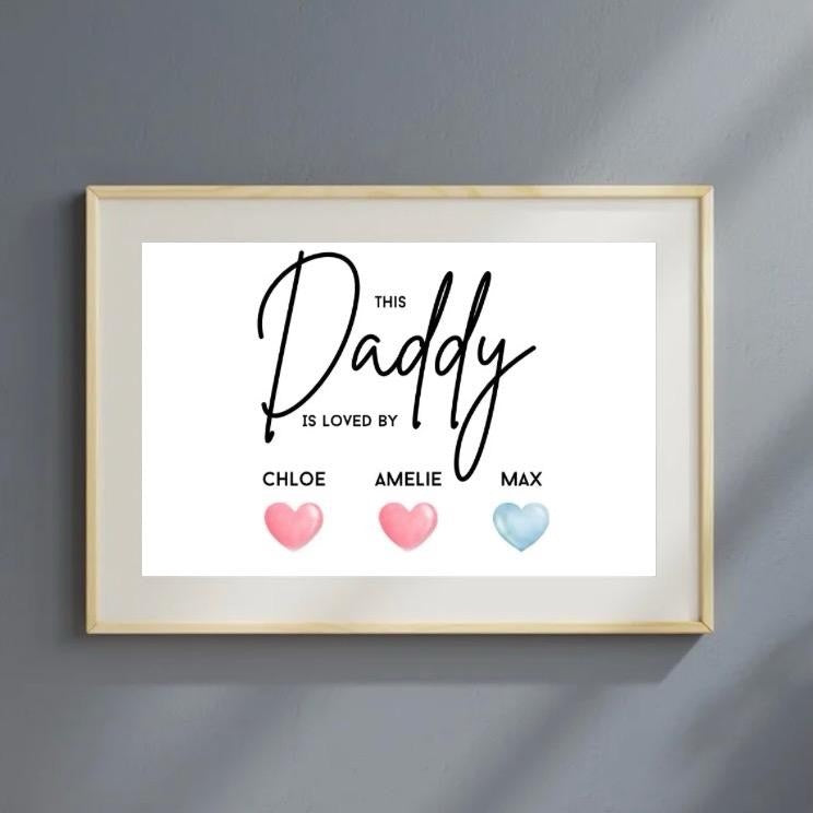 Is Loved By Personalised Print