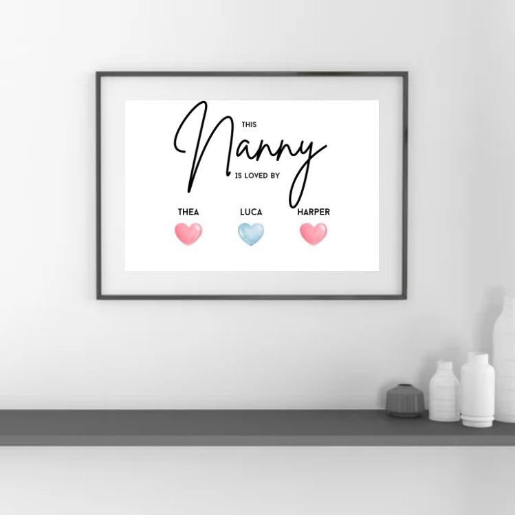 Is Loved By Personalised Print