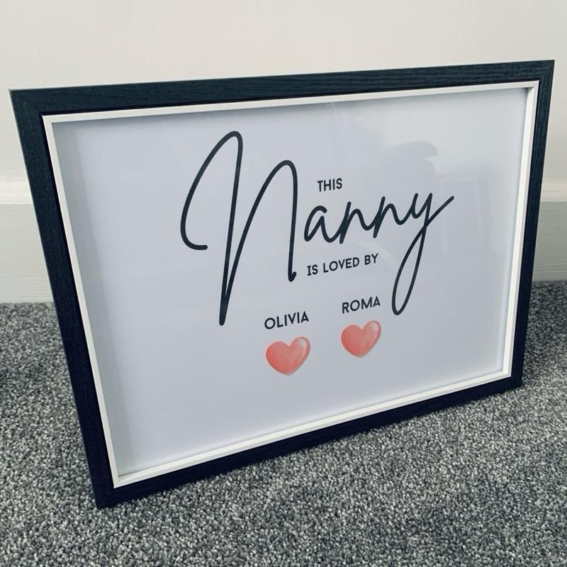 Is Loved By Personalised Print