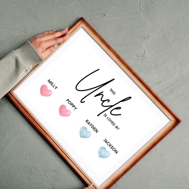 Is Loved By Personalised Print