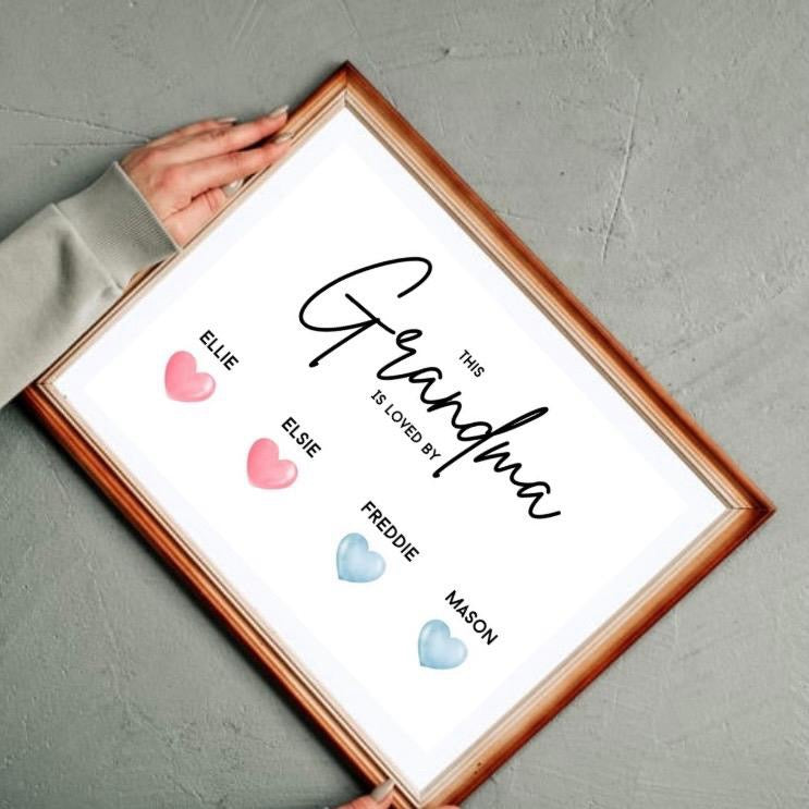 Is Loved By Personalised Print