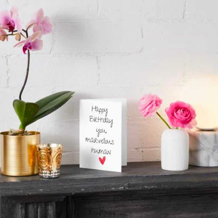 You Marvellous Human Happy Birthday Card
