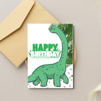 Kids Dinosaur Birthday Card