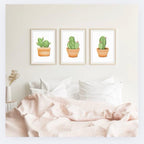 Kitchen Cactus Prints Set Of 3