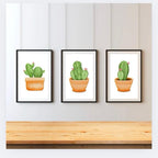 Kitchen Cactus Prints Set Of 3