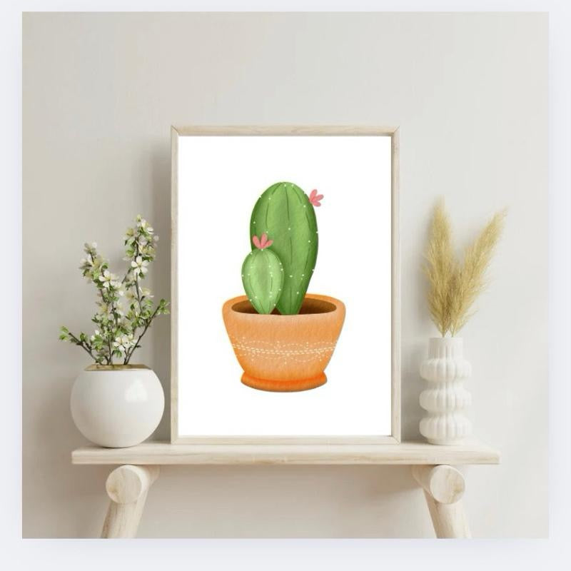 Kitchen Cactus Prints Set Of 3