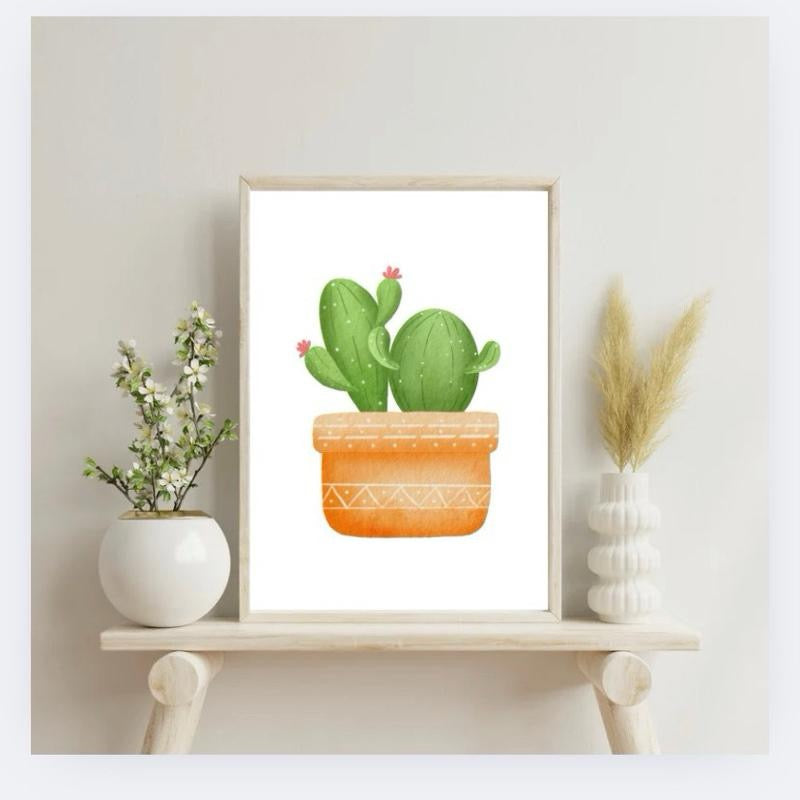 Kitchen Cactus Prints Set Of 3