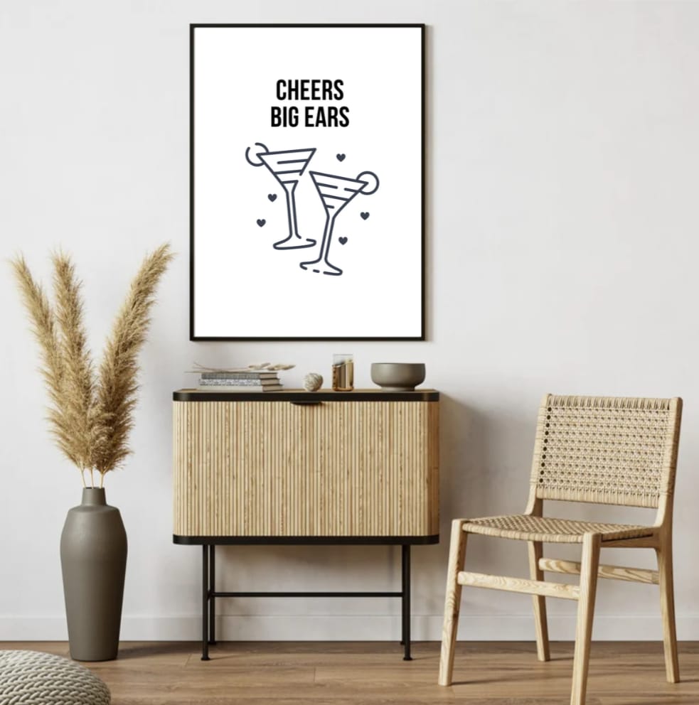Cheers Big Ears Home Print
