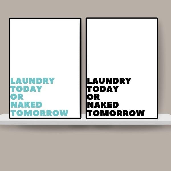 Laundry Today Or Naked Tomorrow