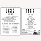 Oasis Live Tour 2025 Print