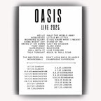 Oasis Live Tour 2025 Print